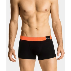 Boxer shorts Atlantic MH-1188/23 S-2XL black-orange 022