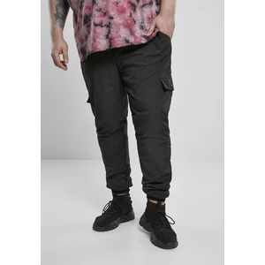 Cargo Nylon Track Pants Black