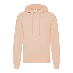 Beige Men's Hooded Sweat Fruit of the Loom