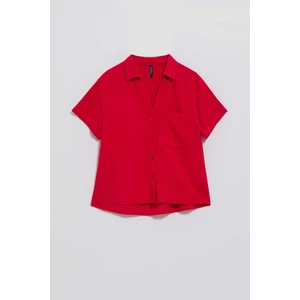 LADIES SHIRT L-KO-4054 STRAWBERRY