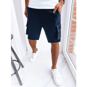 Men's Dark Blue Cargo Shorts Dstreet