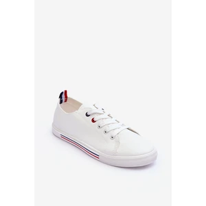 Women's leather sports shoes white Mosaia