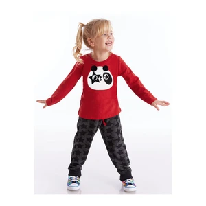 Denokids Two-Piece Set - Red - Regular fit