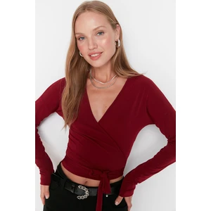 Trendyol Blouse - Burgundy - Regular fit