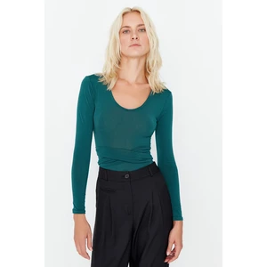 Trendyol Bodysuit - Green - Slim fit