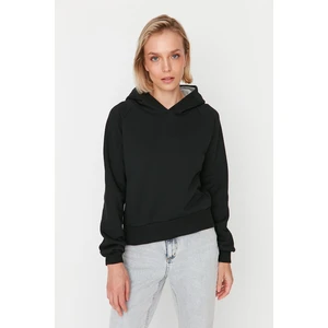 Trendyol Sweatshirt - Black - Regular fit