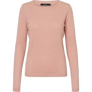 Vero Moda Dámský svetr VMCARE Regular Fit 10136644 Misty Rose XS