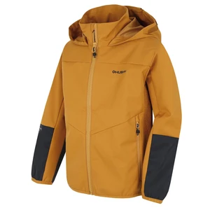 Children's softshell jacket HUSKY Sonny K mustard