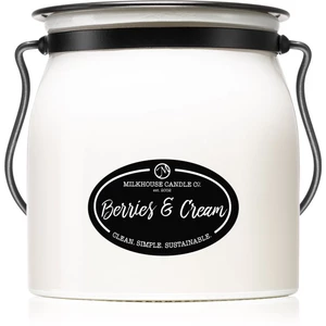 Milkhouse Candle Co. Creamery Berries & Cream vonná svíčka Butter Jar 454 g