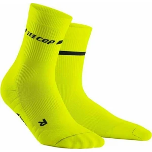 CEP WP2CAG Neon Compression Mid Cut Socks Neon Yellow II