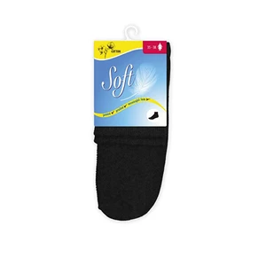 Soft Dámské ponožky se zdravotním lemem střední - černé 39 - 42