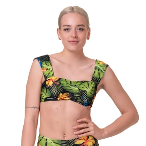 Nebbia High-energy retro bikini - vrchný diel 553 jungle green variant: M