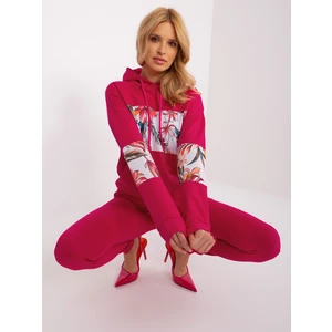 Fuchsia Women's Cotton Tracksuit