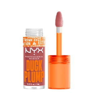 NYX Professional Makeup Duck Plump lesk na rty se zvětšujícím efektem odstín 03 Nude Swings 7 ml