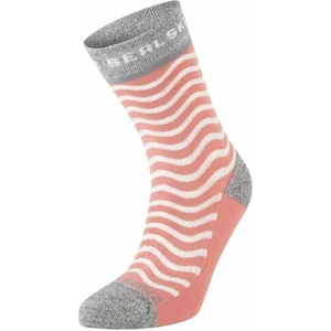 Sealskinz Rudham Mid Length Women's Meteorological Active Sock Pink/Cream/Grey S/M Chaussettes de cyclisme