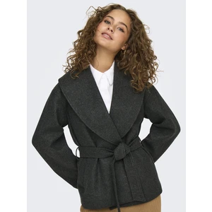 Women's Short Jacket Dark Grey ONLY Augusta - Women