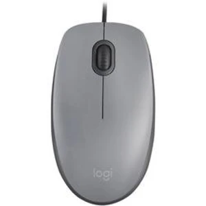 Irodai egér Logitech M110 Silent, sivá