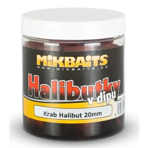 Mikbaits pelety halibutky v dipe 20 mm 250 ml - krab halibut