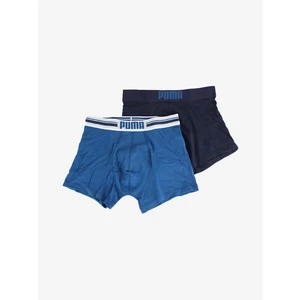 Set of two men's boxers in blue Puma - Men