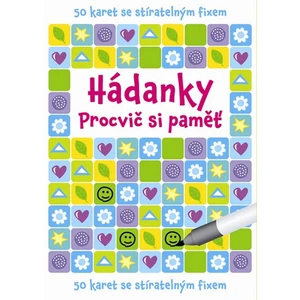 Hádanky Procvič si paměť -- Krabička + fix+ 50 karet [Karty]