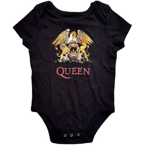 Queen T-Shirt Classic Crest Schwarz 0-3 Months