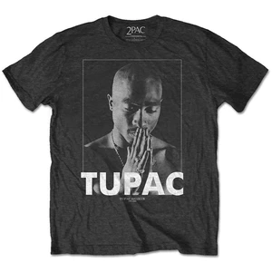 2Pac Tričko Praying Čierna-Grafika S