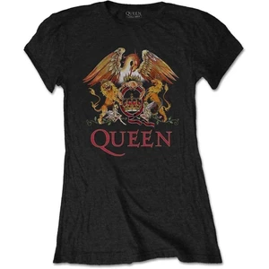 Queen Koszulka Classic Crest Czarny 2XL