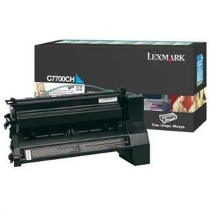 Lexmark C7700CH azurový (cyan) originální toner