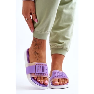 Women's sports slippers purple Sunrise