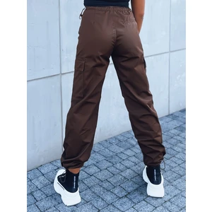 Women's parachute pants ADVENTURE brown UY1638