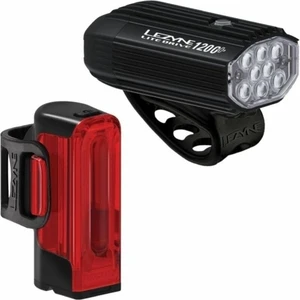 Lezyne Lite Drive 1200+/Strip Drive Pro 400+ Pair Satin Black/Black Front 1200 lm / Rear 400 lm Oświetlenie rowerowe