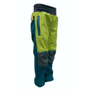 Summer softshell trousers - kerosene-green