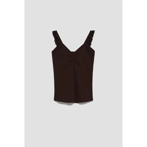 Women's top Moodo - brown