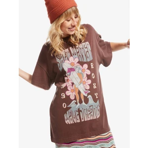 Women's brown T-shirt Roxy Sweet Janis - Women