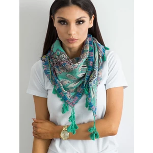 Sea scarf with an ethnic pattern