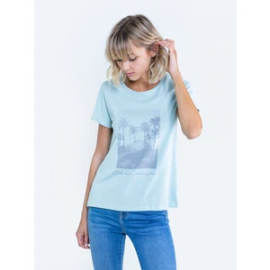 Big Star Woman's T-shirt_ss T-shirt 152051 Brak Knitted-302