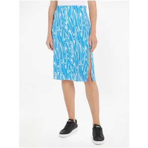 Blue Women's Patterned Skirt Tommy Jeans - Women