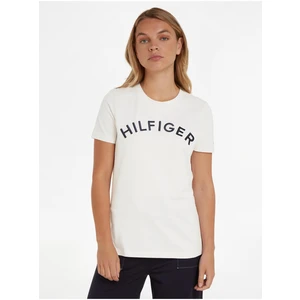 Cream Women's T-Shirt Tommy Hilfiger - Women