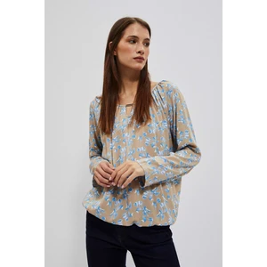 LADIES SHIRT L-KO-4018 DBEIGE