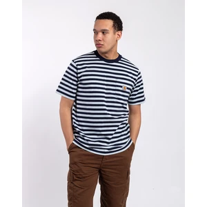 Carhartt WIP S/S Scotty Pocket T-Shirt Scotty Stripe, Atom Blue / Icarus M