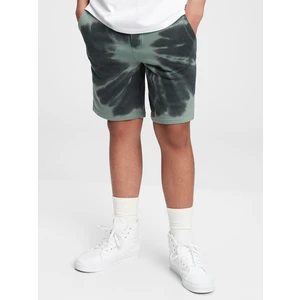 Šedé klučičí dětské kraťasy shorts tie-dye GAP