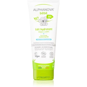 Alphanova Baby Bio hydratačné mlieko na telo a tvár pre deti od narodenia 200 ml