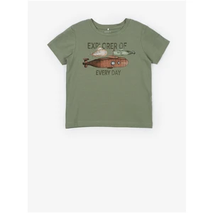 Green boys' T-shirt name it Felix - unisex