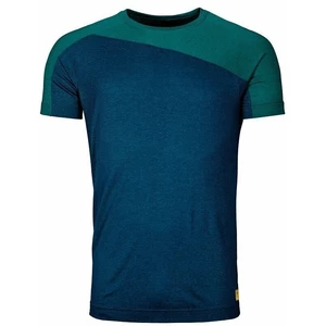 Ortovox Maglietta outdoor 170 Cool Horizontal T-Shirt M Petrol Blue Blend XL