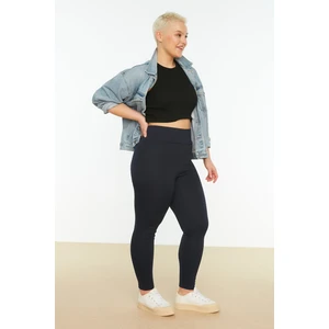 Trendyol Curve Navy Knitted Leggings