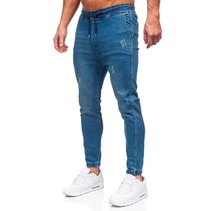 Blugi joggers bleumarin Bolf 0028