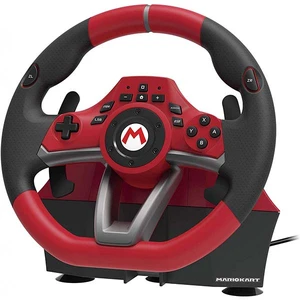 HORI verseny kormánykerék Mario Kart Pro DELUXE  Nintendo Switch konzolhoz, piros