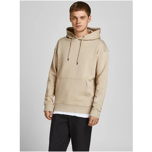 Beige Men's Hoodie Jack & Jones Star - Men's