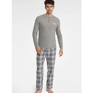 Usher Pajamas 40946-90X Grey Melange Gray Melange