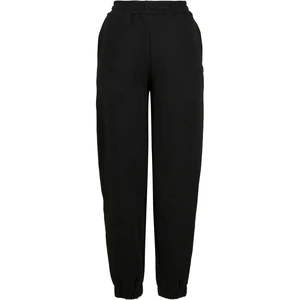 Women's high-waisted bio balloon sweatpants black